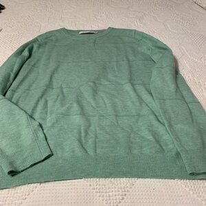 Mint green ladies sweater. Thin dressy